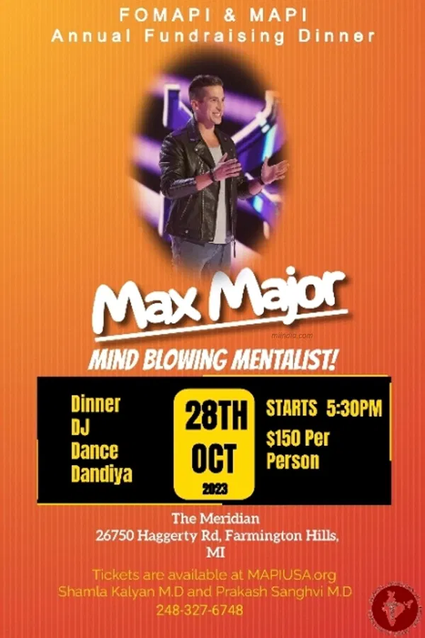 FOMAPI presents Max Major Mind Blowing Mentalist